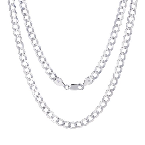 Solide 14k blanc 6mm - solide,