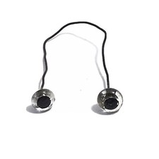 Ancienne Paire Yeux En Verre ( Sulfure) Pour Poupée Peluche Statuette Pommeau 3