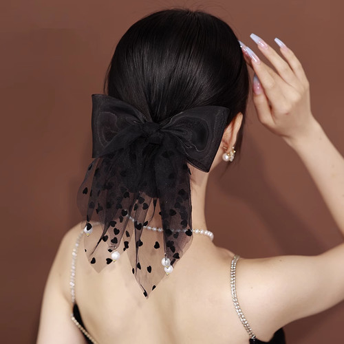 Femme noir organza noeud - femme,