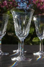 ST LOUIS CERDAGNE - 1 Verre à eau en cristal taillé H 17,8cm (plusieurs dispos)