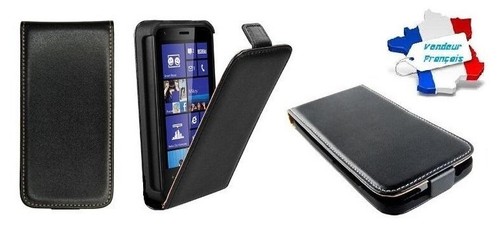 Housse etui coque - slim, noir