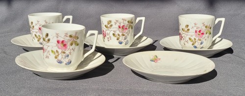 Lot tasses 5 soucoupes - lot,