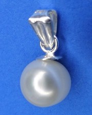 Perle de rivière en argent sterling