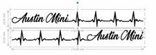 2X STICKERS AUSTIN MINI COOPER