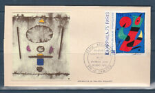 CFA  Réunion  enveloppe  tableau  peinture de Miro    974 Le Tempon 1974