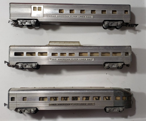 Set three american flyer - three,