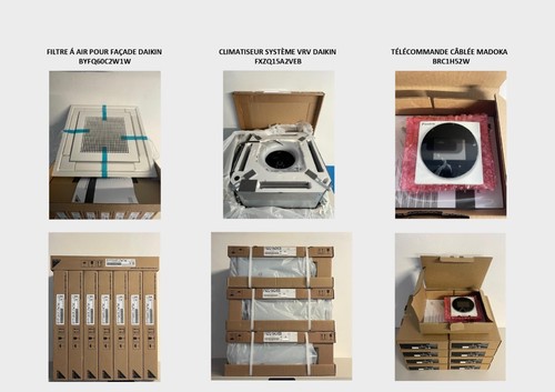 Ensemble daikin cassette - cassette, +