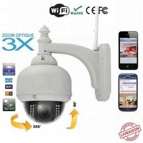 Caméra dôme métal wifi - dôme, ip