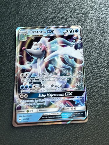 Carte pokémon oratoria - pokémon, gx