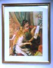 🖼️reproduction🎨Pierre-Auguste Renoir 2 jeunes filles au piano A4 art Peinture