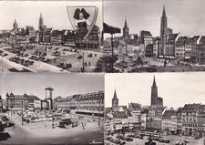 Lot de 4 cartes postales cards