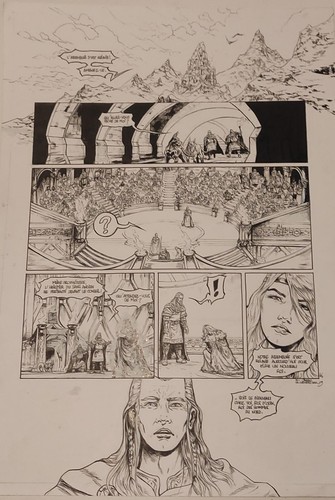 Planche originale durandal - planche, bd