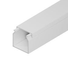 Goulotte électrique PVC blanc