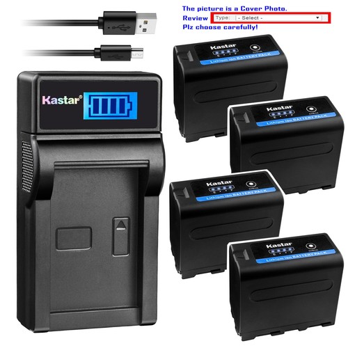Kastar battery lcd charger - charger, for