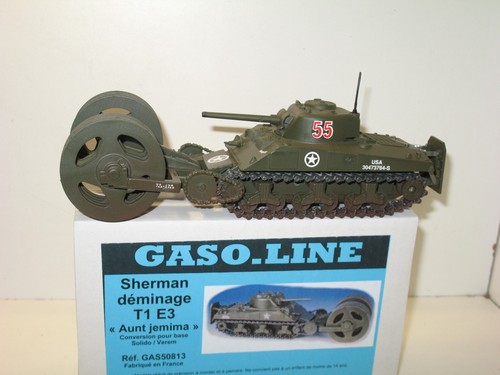 Solido char sherman démineur - solido,,