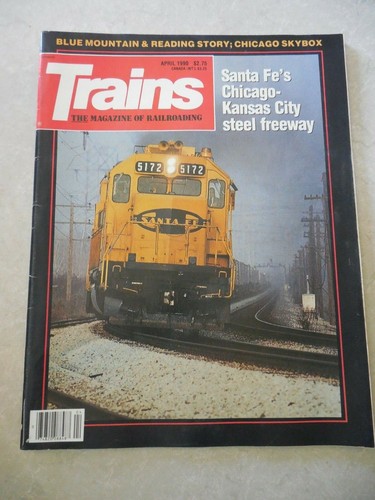 Trains magazine april 1990 - april,