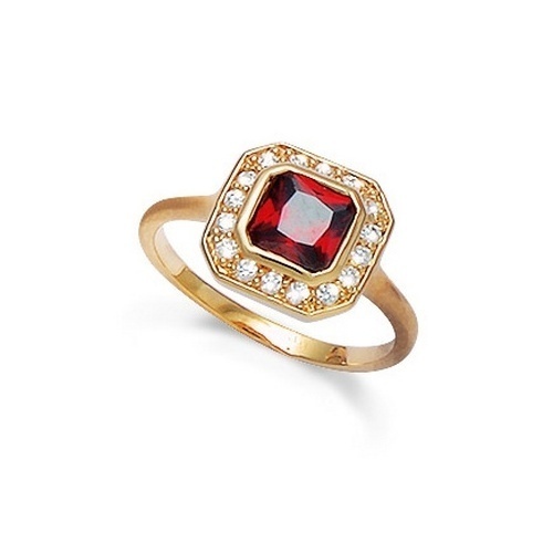 Dolly bijoux bague carré 11mm - dolly-bijoux,