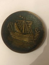 Coupelle cendrier en bronze signée M. Le Verrier 