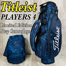 Titleist PLAYERS4 Limited Camouflage stand bag golf carry caddy bag japan used