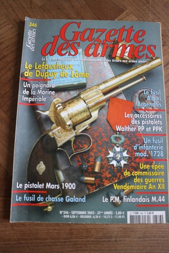 Revue gazette armes 346 - revue,