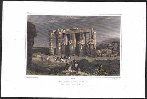 1840 gravure aquarellée - gravure,