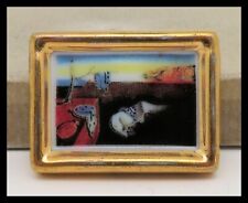 FÈVE TABLEAUX DE MAITRE CHEFS D'OEUVRE "PERSISTANCE DE LA MÉMOIRE D'APRÈS DALI"