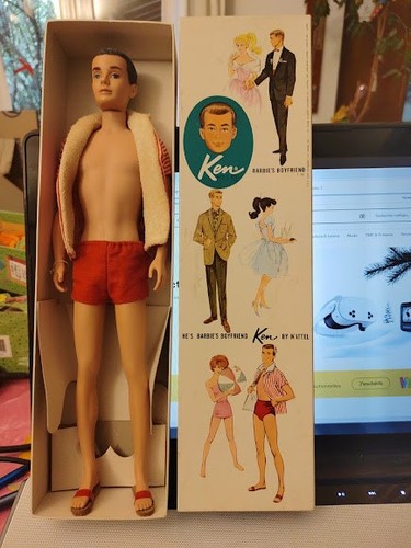 Ken barbie 1961 matel - ken,