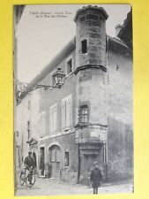 cpa TAIN l'HERMITAGE Drôme ECHAUGUETTE TOUR de la Rue des HERBES Facteur à Vélo