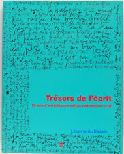 Trésors de l'écrit 10 ans
