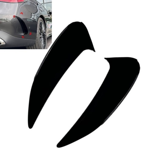 Gloss black rear bumper side - bumper,