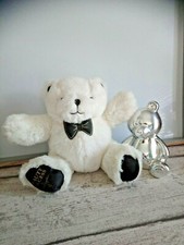 Peluche doudou ours blanc
