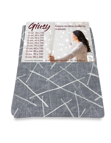 Giusy grey curtain - giusy,