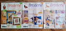 Lot de 3 Magazines Broderie