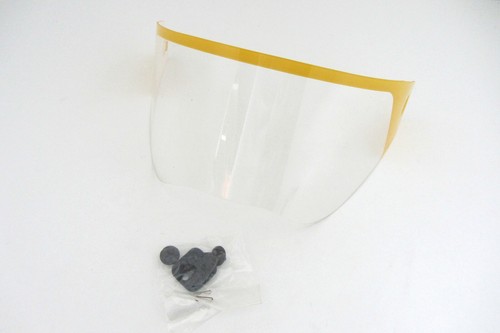 Visière casque jaune nava - casque,
