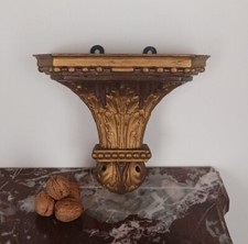 Travail de style Louis XVI -console d'applique à suspendre - bois doré