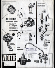 NANTES (44) ROBINETTERIE Vedette / APPAREILS SANITAIRES "Ets DASSE" Tract 1960