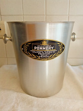 Seau a champagne pommery en métal