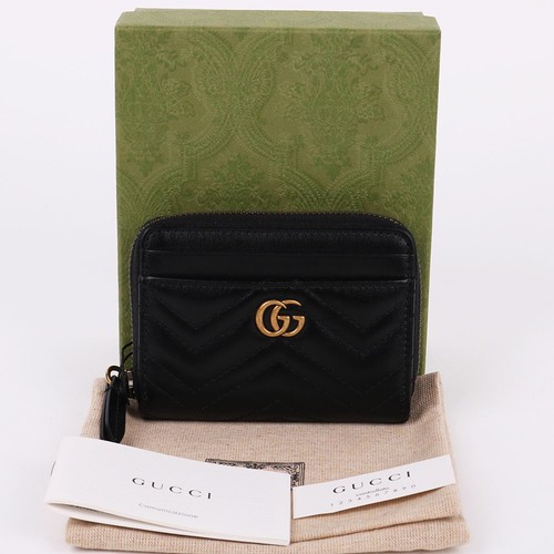 Gucci porte monnaie cuir - porte-monnaie, en
