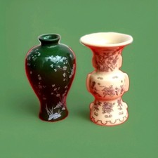 Superbe Lot de 2 miniatures franklin mint 1980 en porcelaine japonaise