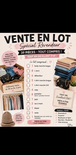 Lot vêtements femme - vêtements,