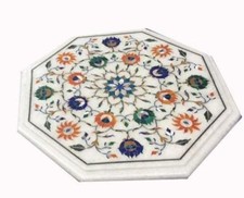 Blanc 12 " Marbre Côté Coin