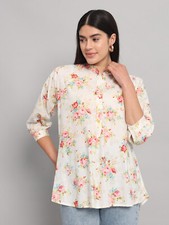 Femmes Coton Tunique Haut