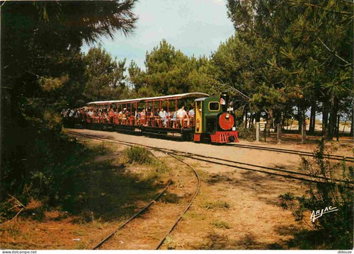 Carte postale trains ile - trains,
