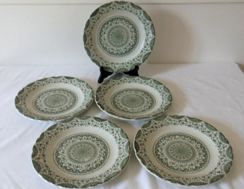 Assiettes plates faience - 5,