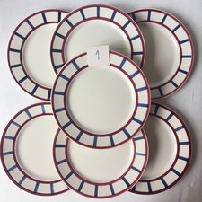 Sept Assiette à dinner HBCM