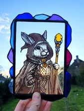 Vitrail tiffany lapin - tiffany,