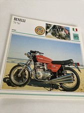 benelli 750 sei 1973 fiche carte moto collection édition Atlas