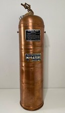 Pulvérisateur en cuivre Muratori Paris ancien, outil vintage