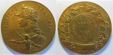 Médaille en Bronze Exposition d’Économie Domestique Paris 1926, par Rasumny