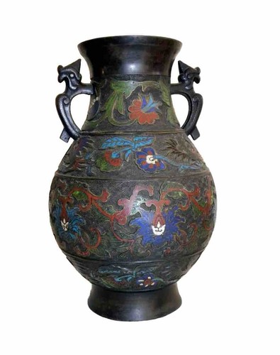 Vase chinois bronze et - chinois, en